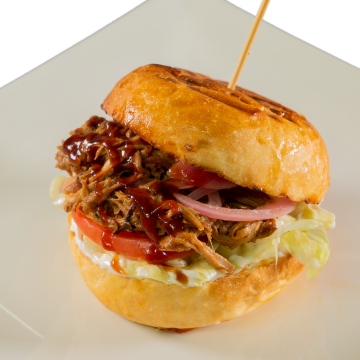 Hamburguesa pulled pork